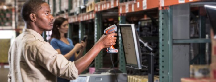 有線ハンディバーコードスキャナ